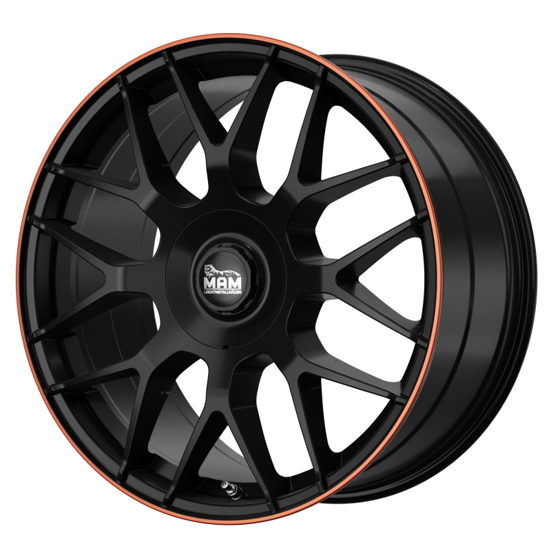 MAM GT1 MATT BLACK LIP ORANGE