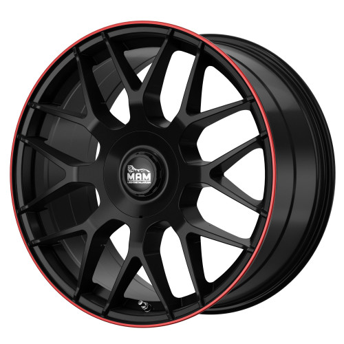 MAM GT1 MATT BLACK LIP RED