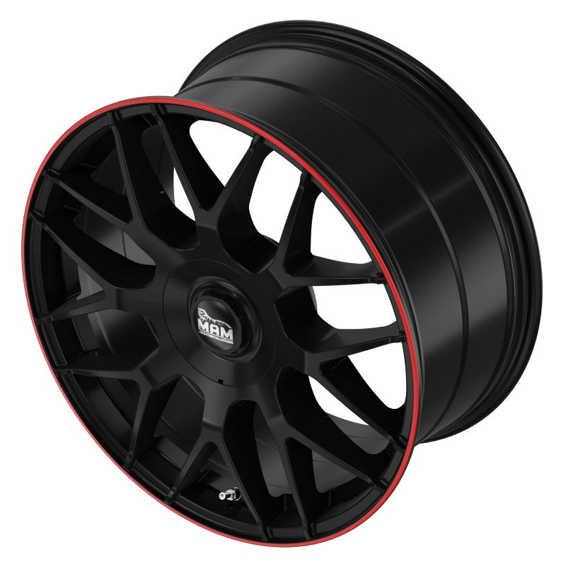 MAM GT1 MATT BLACK LIP RED