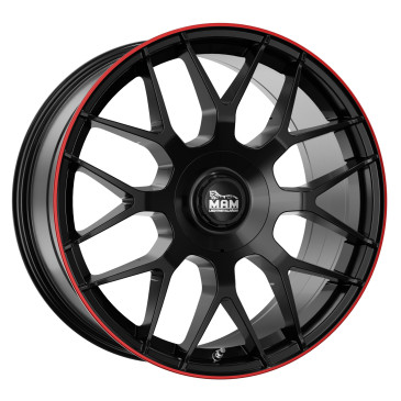 MAM GT1 BLACK PAINTED LIP RED