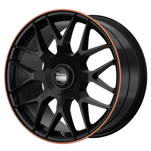 MAM GT1 MATT BLACK LIP ORANGE
