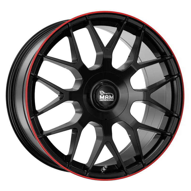 MAM GT1 BLACK PAINTED LIP RED