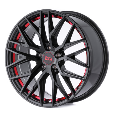 MAM RS4 BLACK PAINTED RED INSIDE