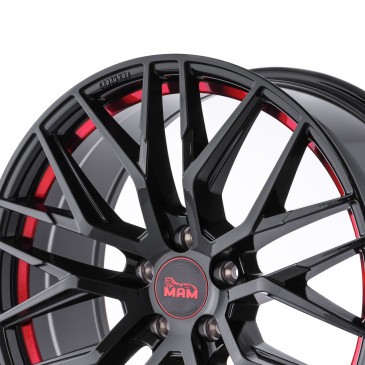 MAM RS4 BLACK PAINTED RED INSIDE