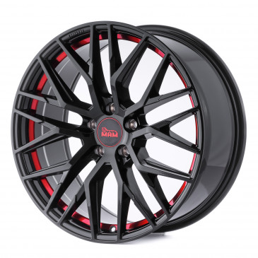 MAM RS4 BLACK PAINTED RED INSIDE