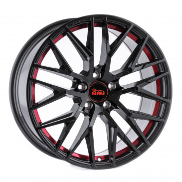 MAM RS4 BLACK PAINTED RED INSIDE