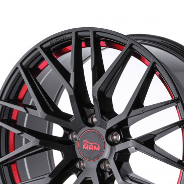 MAM RS4 BLACK PAINTED RED INSIDE