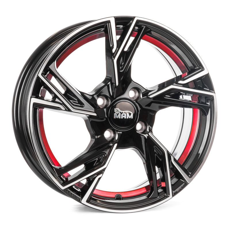 MAM RS5 BLACK FRONT POLISH RED INSIDE