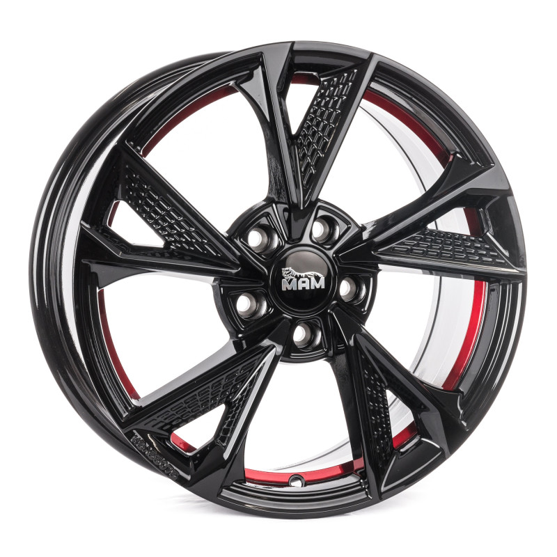 MAM RS6 BLACK PAINTED RED INSIDE