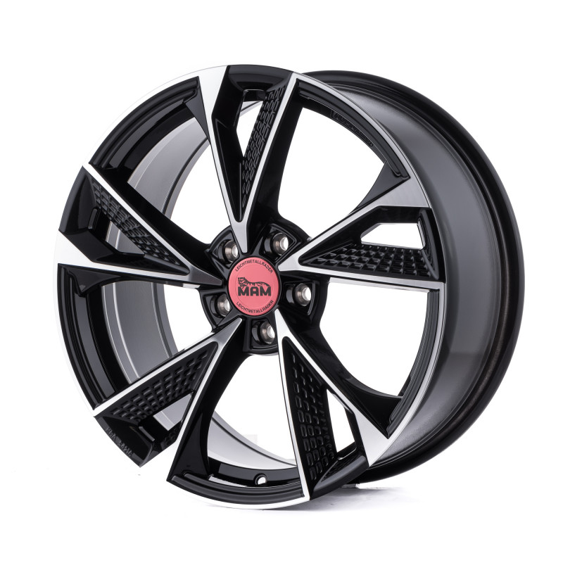 MAM RS6 black front polish | alufelgenshop.at