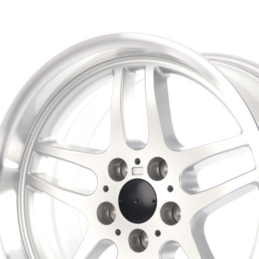 Maxilite BM34 Style silber/glanzgedreht