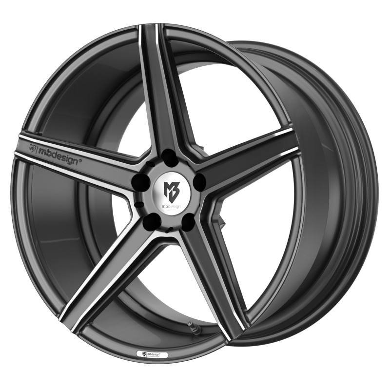 MB-DESIGN KV1 DC Glanzgrau poliert
