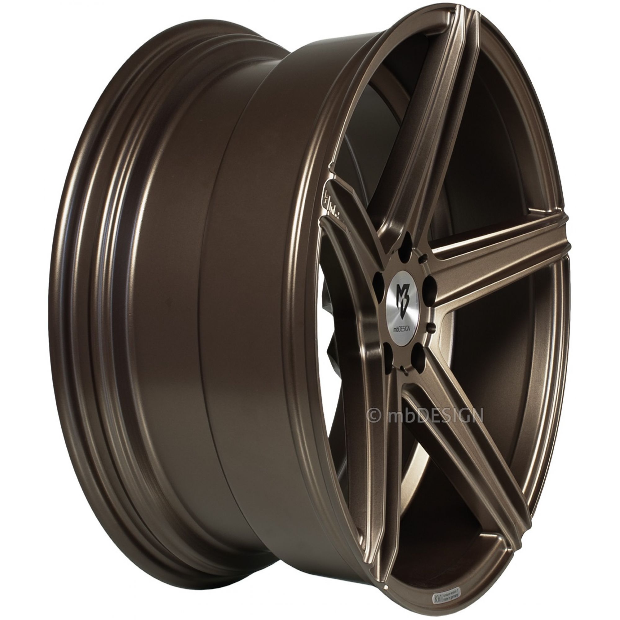 MBDESIGN KV1 DC Felgen bronze Seidenmatt in 23 Zoll