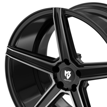 MB-DESIGN KV1 DC Glanzschwarz poliert