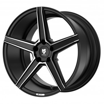 MB-DESIGN KV1 Mattschwarz poliert