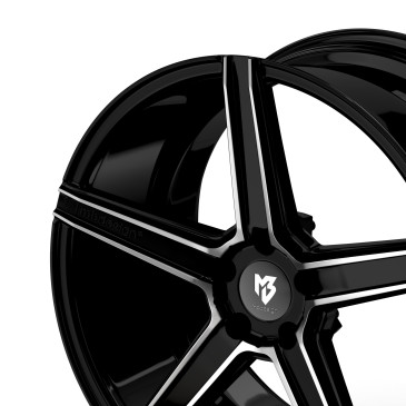 MB-DESIGN KV1 Glanzschwarz poliert