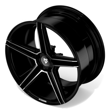 MB-DESIGN KV1 Glanzschwarz poliert