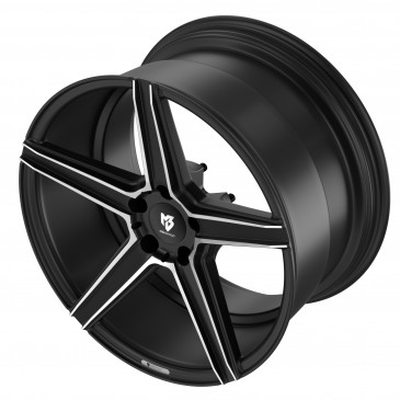 MB-DESIGN KV1 Mattschwarz poliert