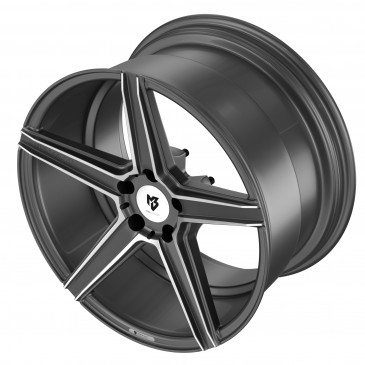 MB-DESIGN KV1 Glanzgrau poliert