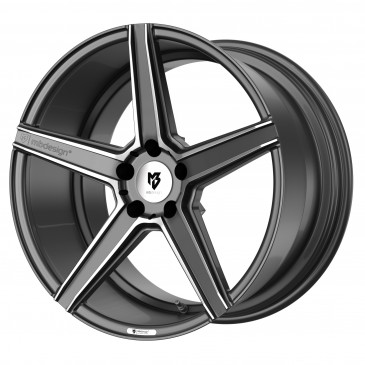 MB-DESIGN KV1 Glanzgrau poliert