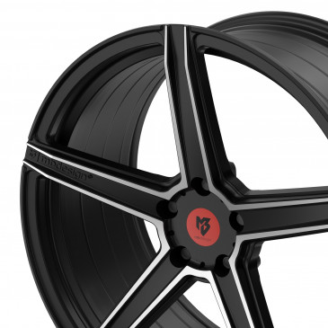 MB-DESIGN KV1S DC Mattschwarz poliert