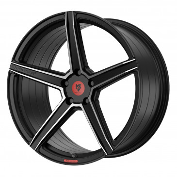 MB-DESIGN KV1S DC Mattschwarz poliert