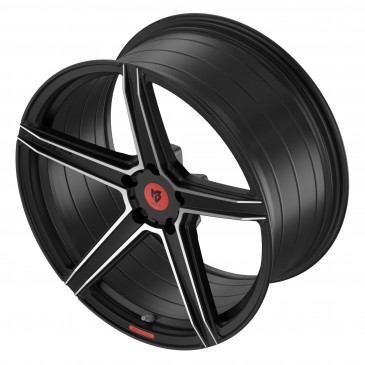 MB-DESIGN KV1S DC Mattschwarz poliert