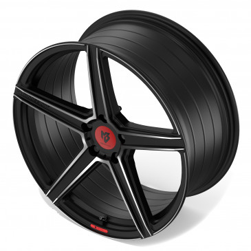 MB-DESIGN KV1S Mattschwarz poliert