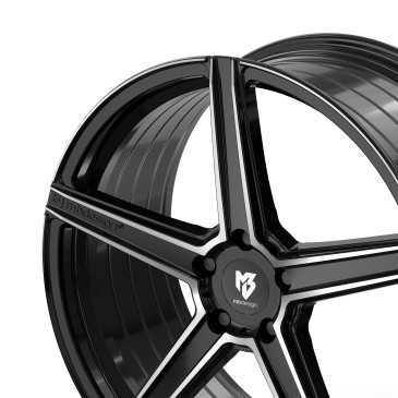 MB-DESIGN KV1S Glanzschwarz poliert