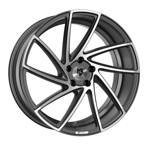 MB-DESIGN KV2 Glanzgrau poliert