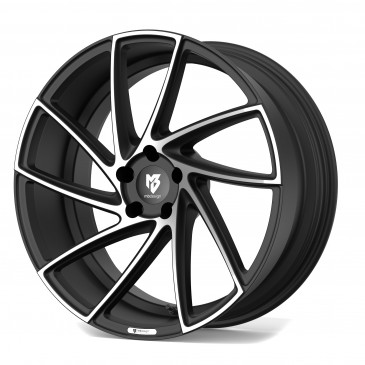 MB-DESIGN KV2 Mattschwarz poliert