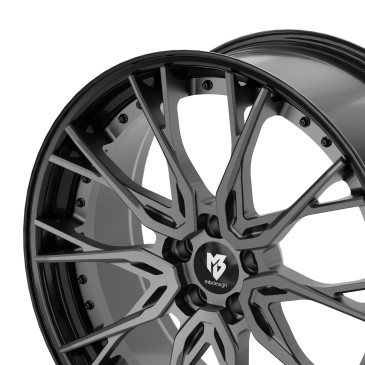 MB-DESIGN KV3.2 Mattgrau/Glanzschwarz