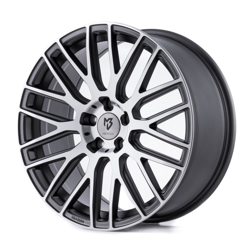 MB-DESIGN KV4 Mattgrau poliert