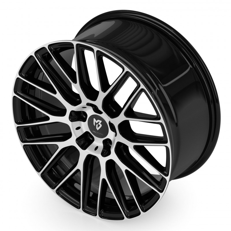 MB-DESIGN KV4 Glanzschwarz poliert