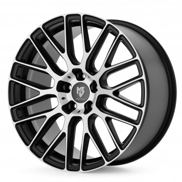 MB-DESIGN KV4 Mattschwarz poliert