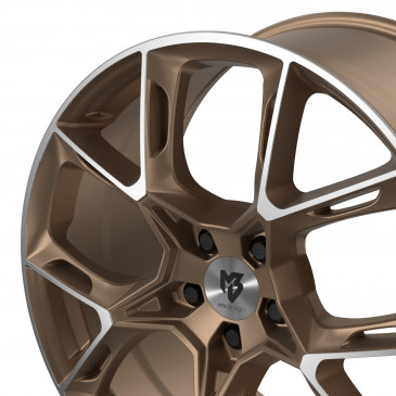MB-DESIGN KX1 Bronze hell matt poliert