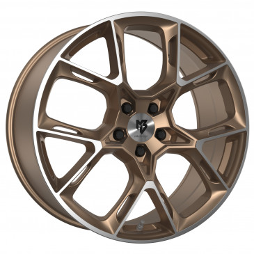 MB-DESIGN KX1 Bronze hell matt poliert