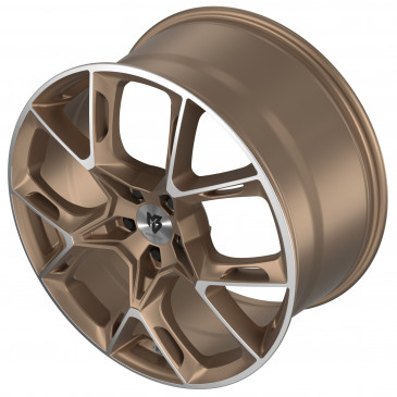 MB-DESIGN KX1 Bronze hell matt poliert