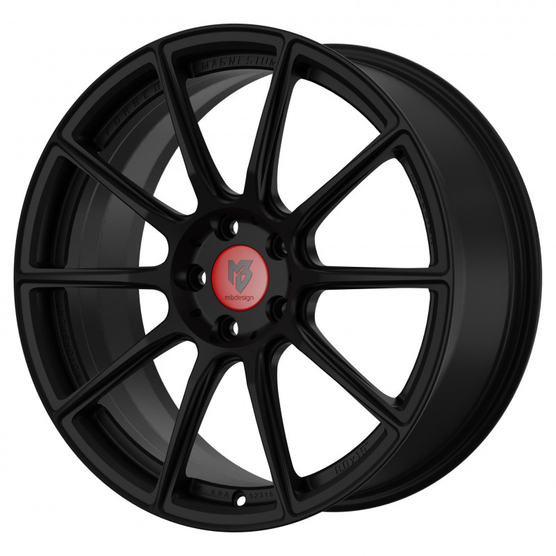 MB-DESIGN MF1 Schwarz stumpfmatt