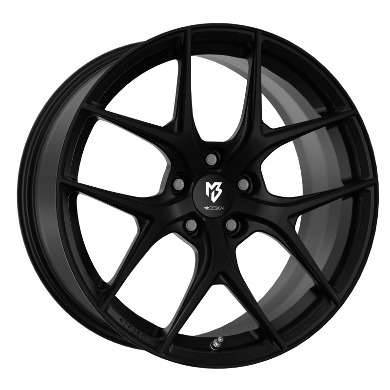 MB-DESIGN MF2 schwarz stumpfmatt | felgenshop.de