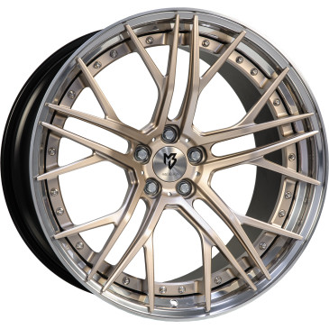 MB-DESIGN SF1.3 Rosegold matt Außenbett poliert