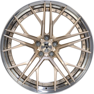 MB-DESIGN SF1.3 Rosegold matt Außenbett poliert