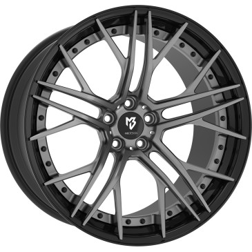 MB-DESIGN SF1.3 Grau matt/schwarz glänzend