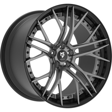 MB-DESIGN SF1.3 Grau matt/schwarz glänzend