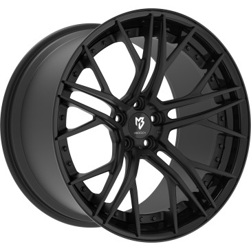 MB-DESIGN SF1.3 Schwarz stumpfmatt/Glanzschwarz