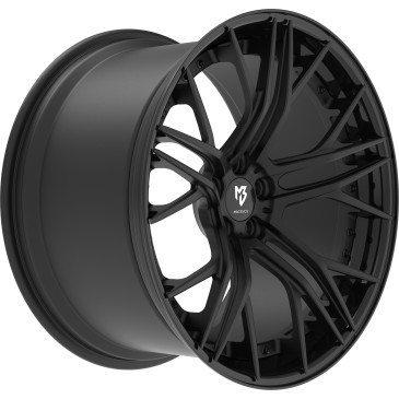 MB-DESIGN SF1.3 Schwarz stumpfmatt/Glanzschwarz