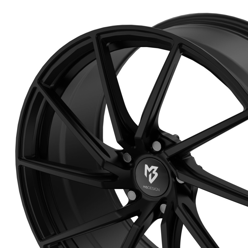 MB-DESIGN SF2 Forged L Schwarz stumpfmatt