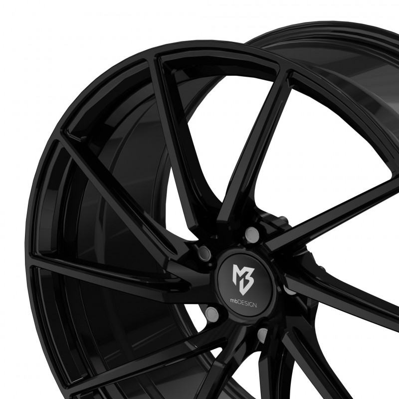 MB-DESIGN SF2 Forged L Schwarz stumpfmatt