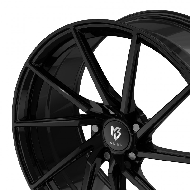 MB-DESIGN SF2 Forged R Schwarz stumpfmatt