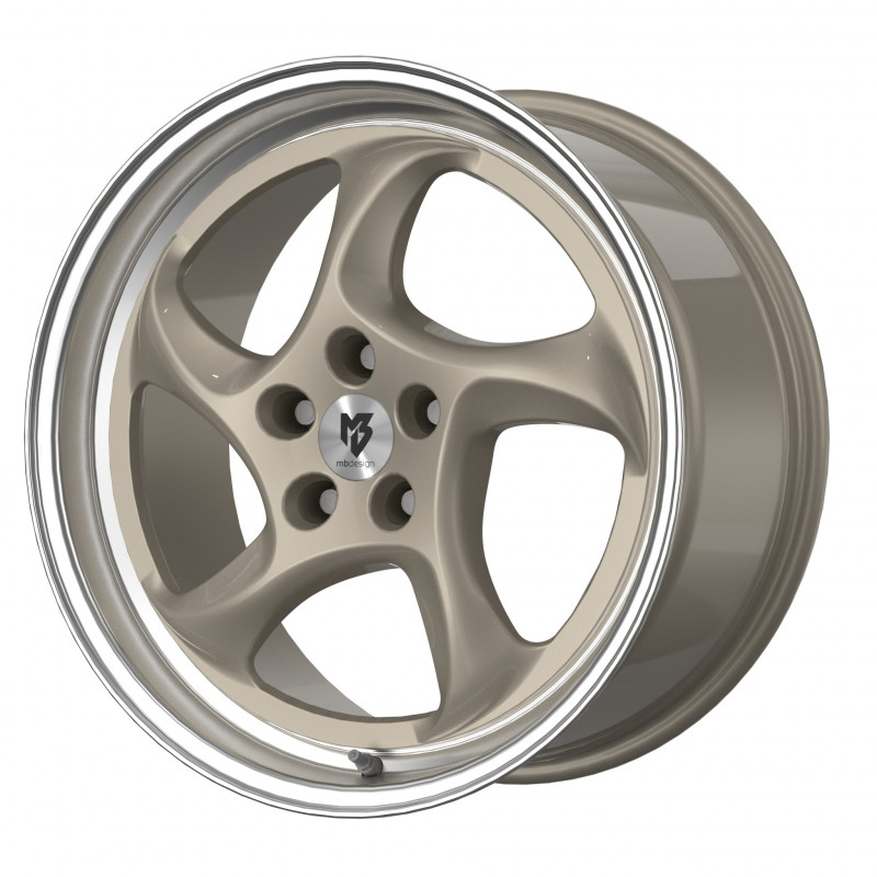 MB-DESIGN TURBO Champagner poliert